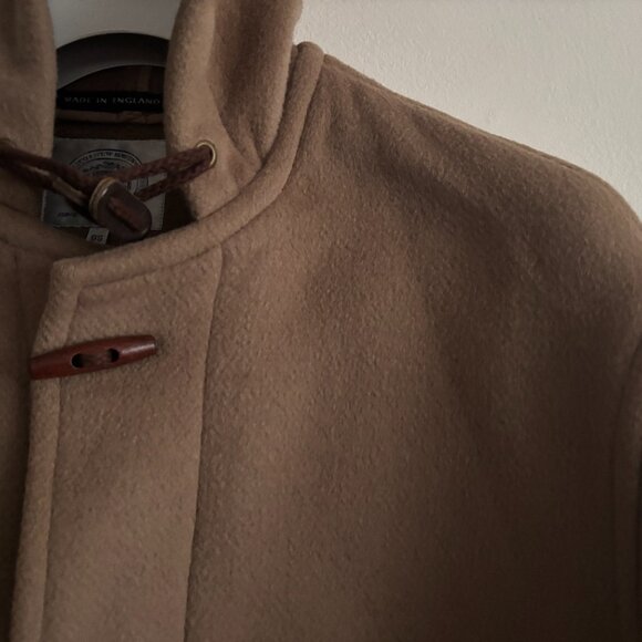 J. Press x Gloverall Duffle Coat Mi England Tan Beige Wool Overcoat - 38/ Medium - Picture 11 of 15